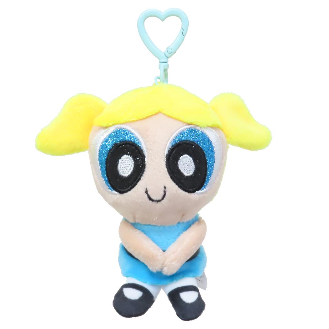 パワーパフガールズ マスコット ぬいぐるみキーリング バブルス エスケイジャパン プレゼント キャラクター グッズ シネマコレクション
