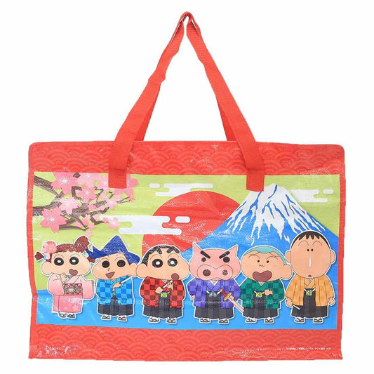 クレヨンしんちゃん お土産バッグ おみやげバッグ 日本アートシリーズ カスカベ防衛隊 エスケイジャパン 飛行機内持ち込みサイズ 大容量 アニメキャラクター グッズ シネマコレクション