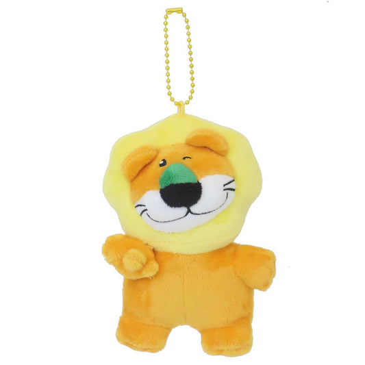 たべっ子どうぶつ THE MOVIE マスコット ミニぬいぐるみボールチェーン らいおんくん ギンビス エスケイジャパン プレゼント キャラクター グッズ シネマコレクション
