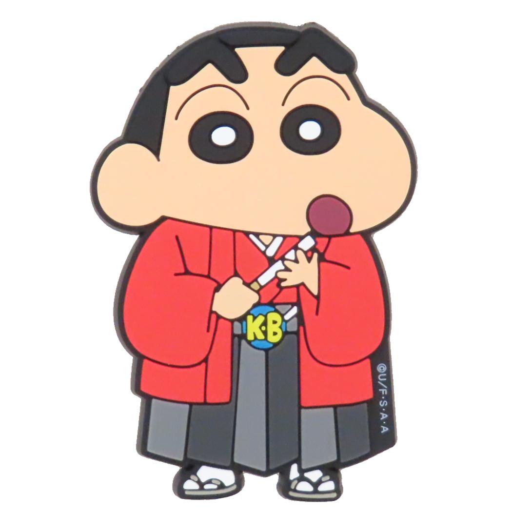 クレヨンしんちゃん 磁石 ラバーマグネット しんのすけ 日本アート エスケイジャパン かわいい アニメキャラクター グッズ メール便可 シネマコレクション