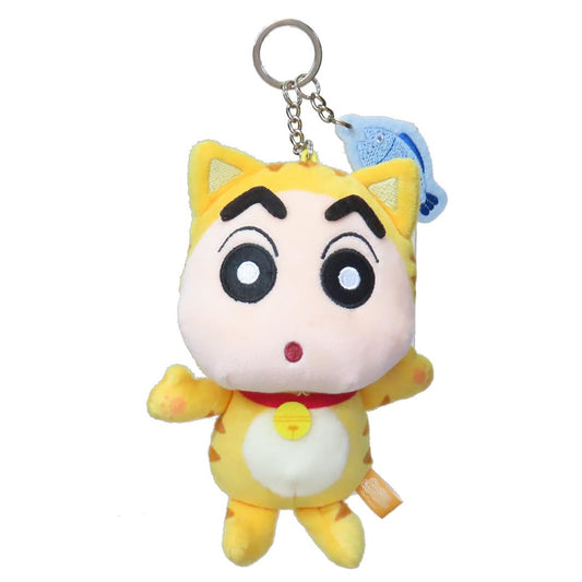 クレヨンしんちゃん マスコット ぬいぐるみキーリング ねこ なりきりアニマル エスケイジャパン プレゼント アニメキャラクター グッズ シネマコレクション