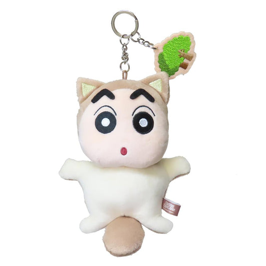 クレヨンしんちゃん マスコット ぬいぐるみキーリング むささび なりきりアニマル エスケイジャパン プレゼント アニメキャラクター グッズ シネマコレクション