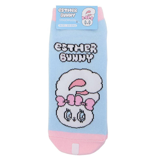 エスターバニー 女性用靴下 アンクルソックス クリームバニー フェイス エスケイジャパン レディースソックス キャラクター グッズ メール便可 シネマコレクション