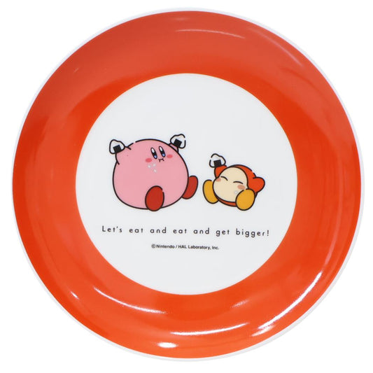 星のカービィ 中皿 プレート いただきまーす！（まんぷく） play with ワドルディ エスケイジャパン ギフト 食器 キャラクター グッズ シネマコレクション