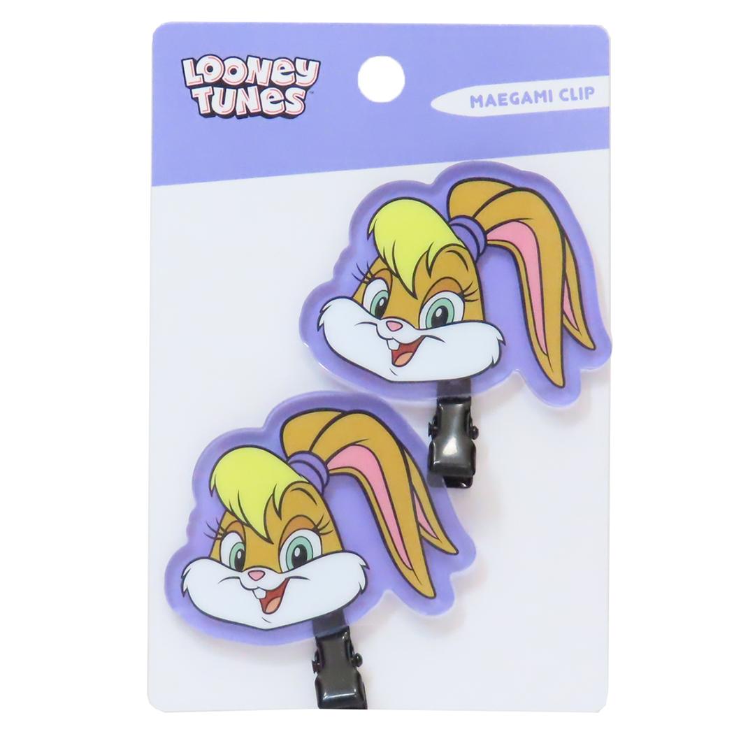 ルーニーテューンズ ヘアアクセ 前髪クリップ 2個セット ローラ バニー LOONEY TUNES エスケイジャパン ヘアークリップ キャラクター グッズ メール便可 シネマコレクション