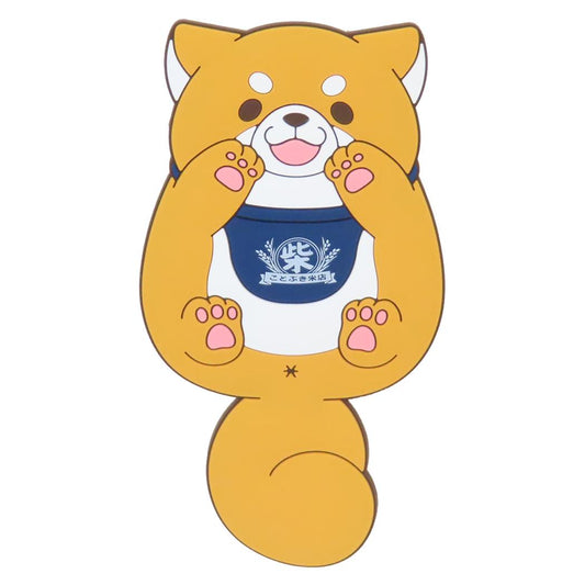 忠犬もちしば 磁石 ラバーマグネットフック おかか エスケイジャパン かわいい キャラクター グッズ メール便可 シネマコレクション