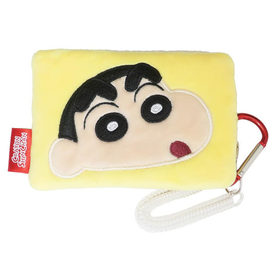 クレヨンしんちゃん 定期入れ スクエアパスケース しんのすけ エスケイジャパン コイル付き シングル ICカードケース アニメキャラクター グッズ メール便可 シネマコレクション