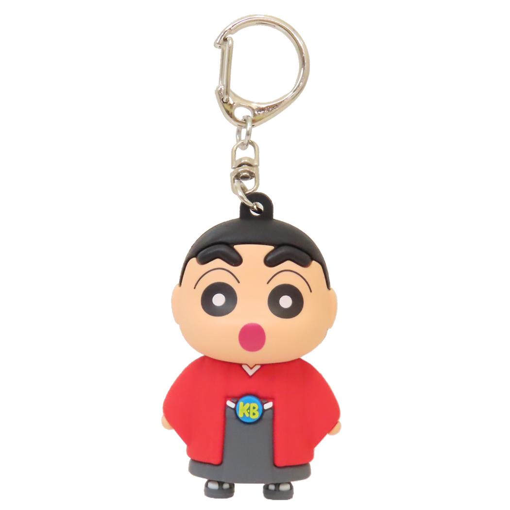 クレヨンしんちゃん キーリング 立体ラバーキーホルダー しんのすけ エスケイジャパン プレゼント アニメキャラクター グッズ シネマコレクション