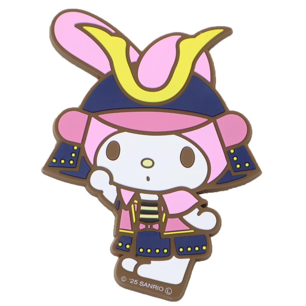 マイメロディ 磁石 ラバーマグネット 将軍 武将 サンリオ エスケイジャパン プレゼント キャラクター グッズ メール便可 シネマコレクション