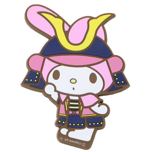 マイメロディ 磁石 ラバーマグネット 将軍 武将 サンリオ エスケイジャパン プレゼント キャラクター グッズ メール便可 シネマコレクション