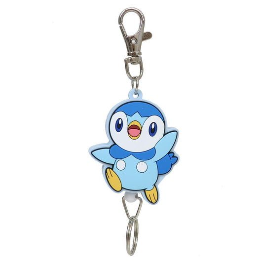 ポケットモンスター キーリング ラバーリールキーホルダー ポッチャマ ポケモン エスケイジャパン 鍵ホルダー キャラクター グッズ メール便可 シネマコレクション
