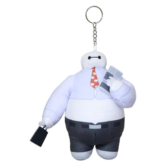 ベイマックス マスコット ぬいぐるみキーリング コスチューム サラリーマン ディズニー エスケイジャパン ミニぬいぐるみ キャラクター グッズ シネマコレクション