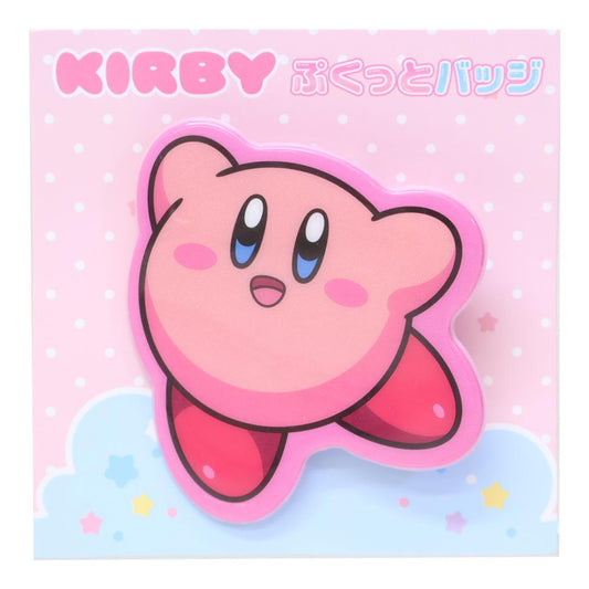 星のカービィ バッジ ぷくっとバッジ にっこり エスケイジャパン めじるし キャラクター グッズ メール便可 シネマコレクション