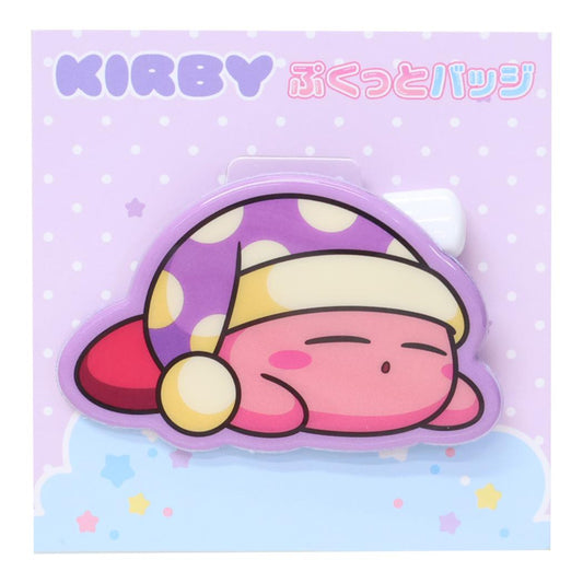 星のカービィ バッジ ぷくっとバッジ スリープ エスケイジャパン めじるし キャラクター グッズ メール便可 シネマコレクション