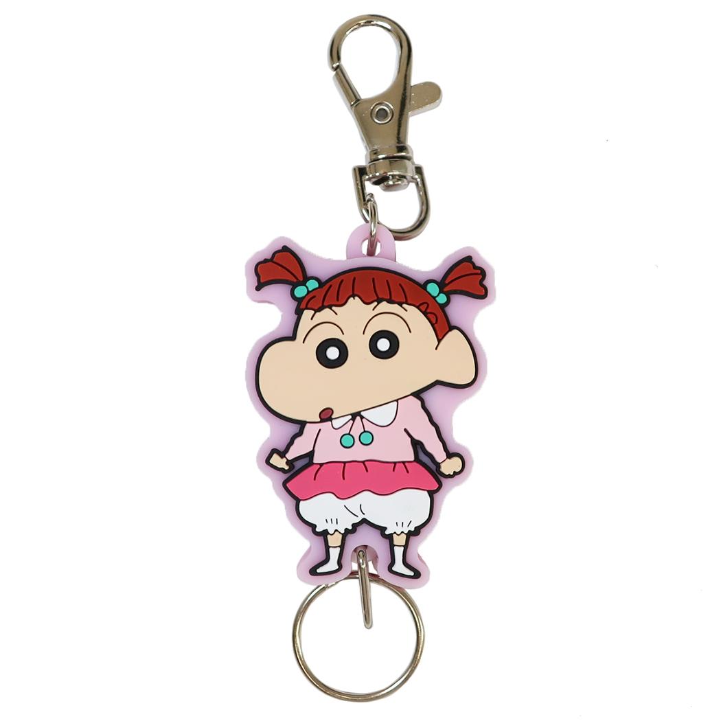 クレヨンしんちゃん キーリング ラバーリールキーホルダー ベイビーネネちゃん エスケイジャパン 鍵ホルダー アニメキャラクター グッズ メール便可 シネマコレクション