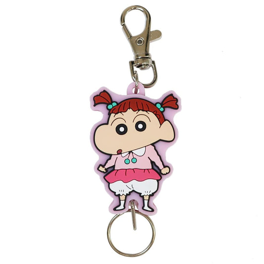 クレヨンしんちゃん キーリング ラバーリールキーホルダー ベイビーネネちゃん エスケイジャパン 鍵ホルダー アニメキャラクター グッズ メール便可 シネマコレクション