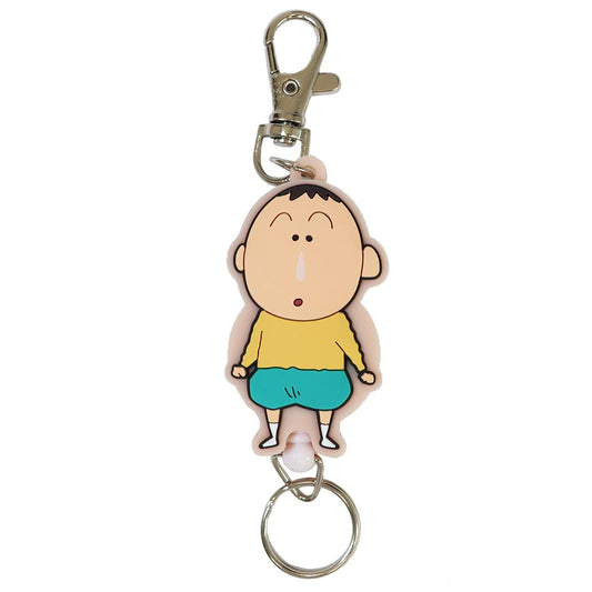 クレヨンしんちゃん キーリング ラバーリールキーホルダー ベイビーボーちゃん エスケイジャパン 鍵ホルダー アニメキャラクター グッズ メール便可 シネマコレクション