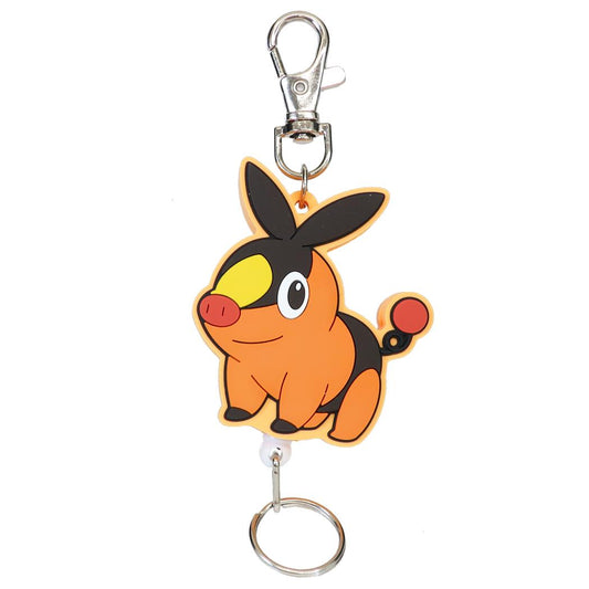 ポケットモンスター キーリング ラバーリールキーホルダー ポカブ ポケモン エスケイジャパン