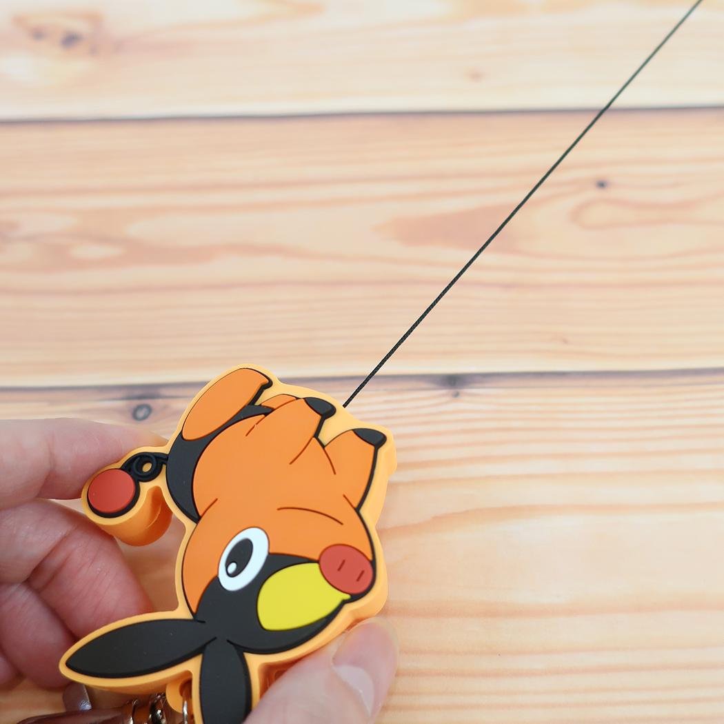 ポケットモンスター キーリング ラバーリールキーホルダー ポカブ ポケモン エスケイジャパン