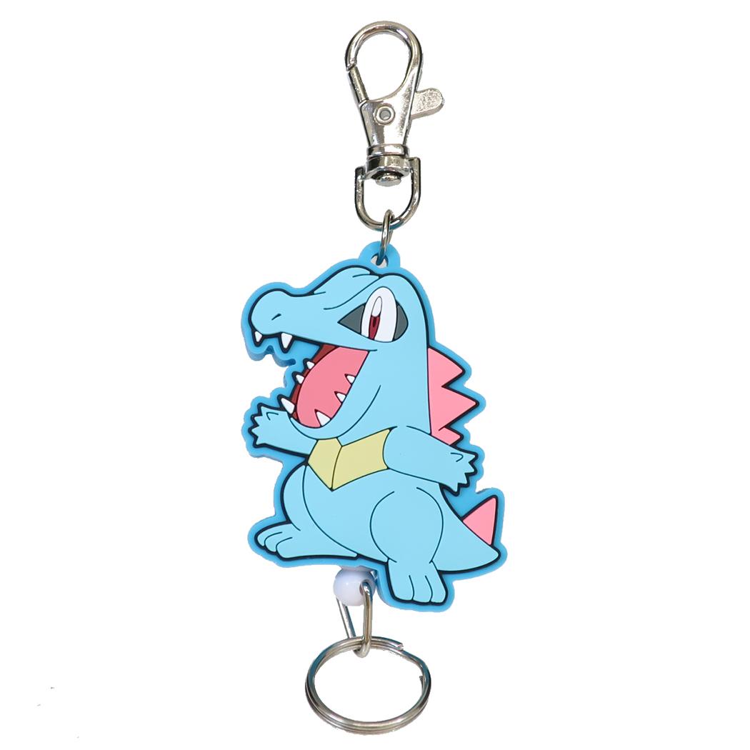 ポケットモンスター キーリング ラバーリールキーホルダー ワニノコ ポケモン エスケイジャパン
