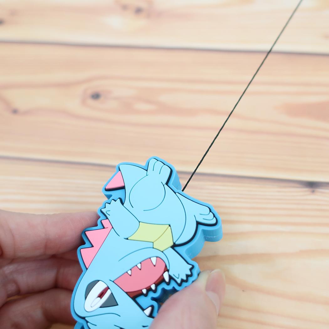 ポケットモンスター キーリング ラバーリールキーホルダー ワニノコ ポケモン エスケイジャパン