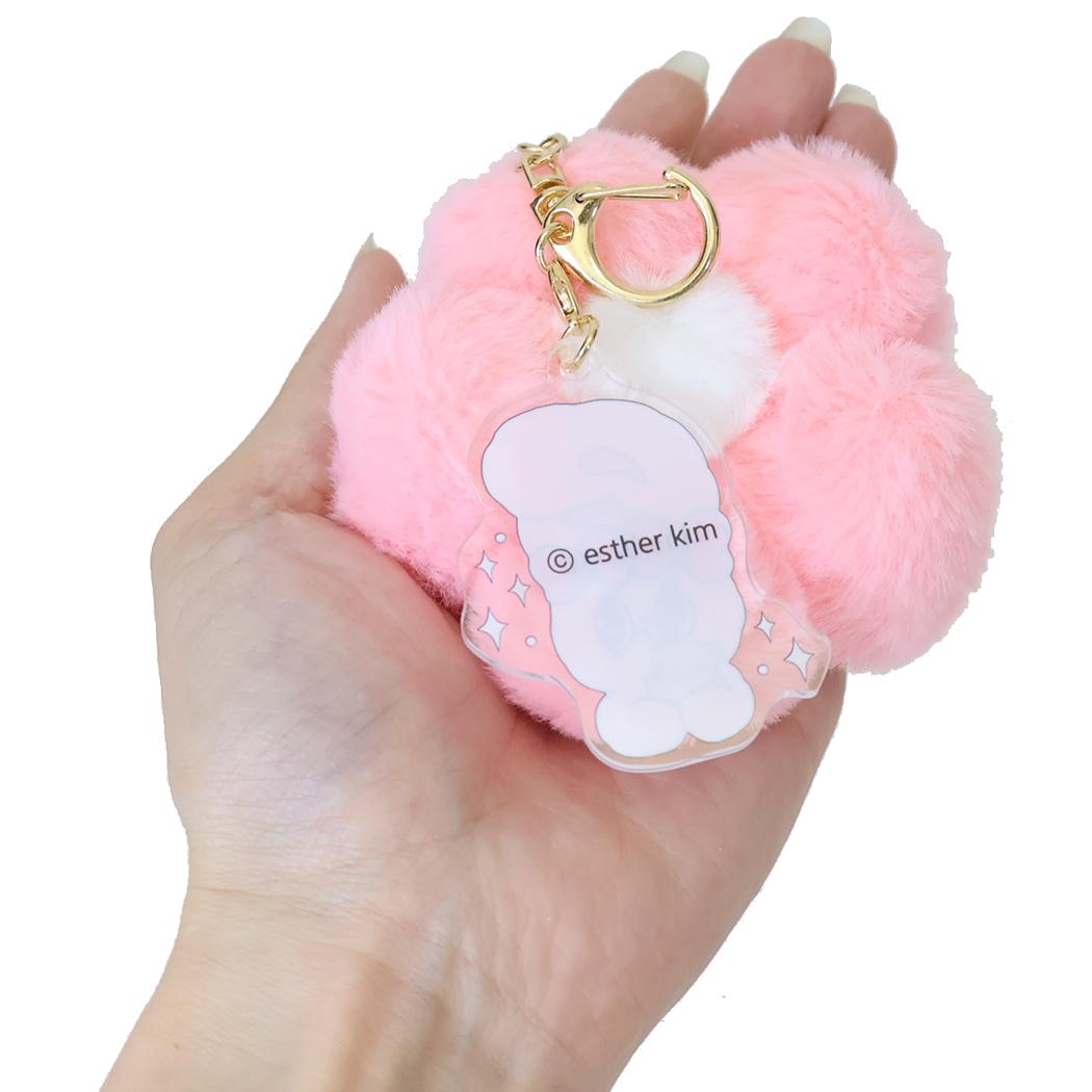 エスターバニー キーリング ふわふわキーホルダー リボンバニー Esther Bunny