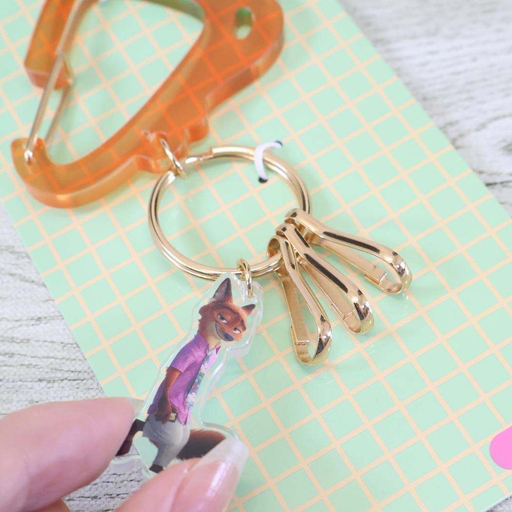 ズートピア2 キーホルダー アクリルカラビナチャーム ニック ワイルド ディズニー エスケイジャパン