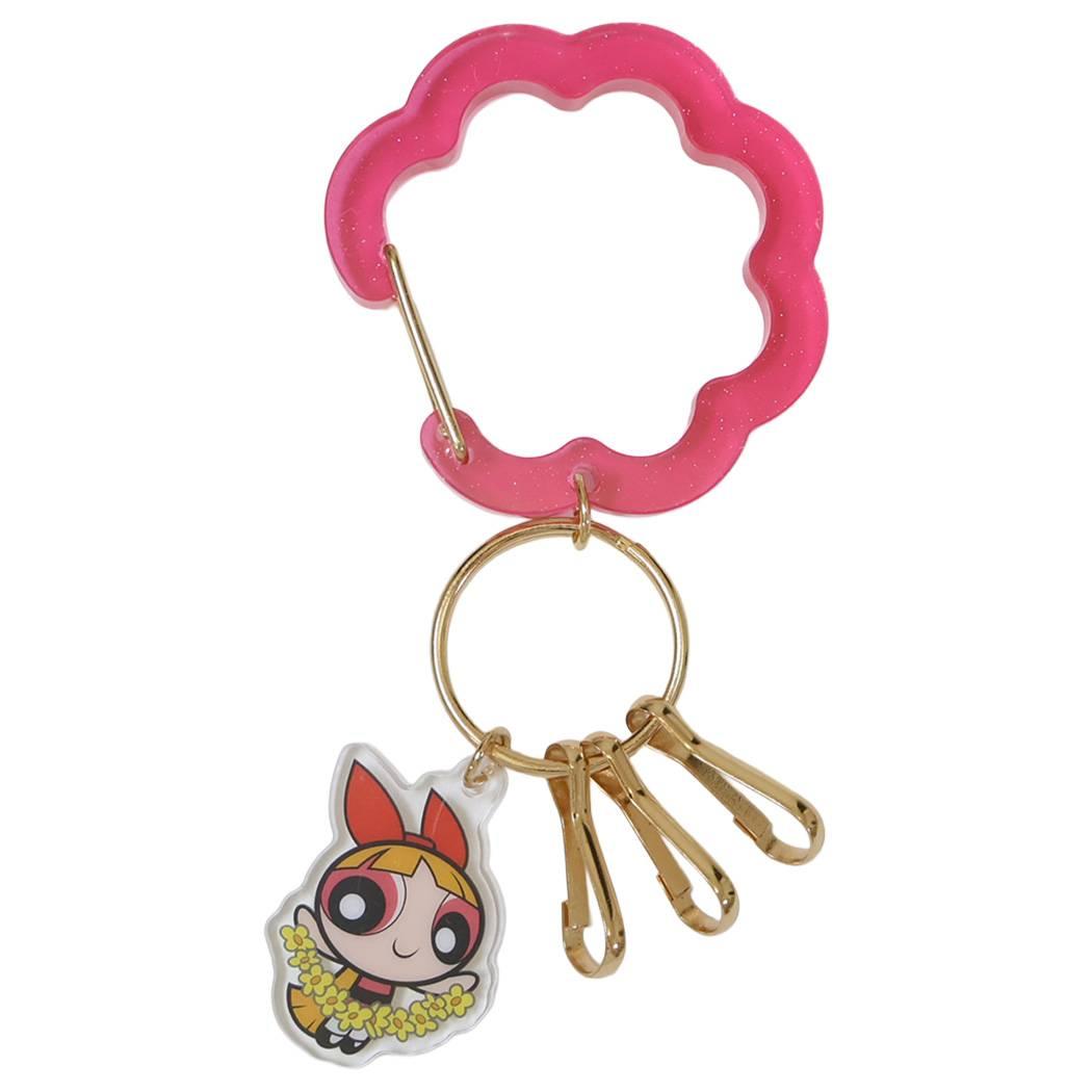パワーパフ ガールズ キーホルダー アクリル カラビナ チャーム ブロッサム