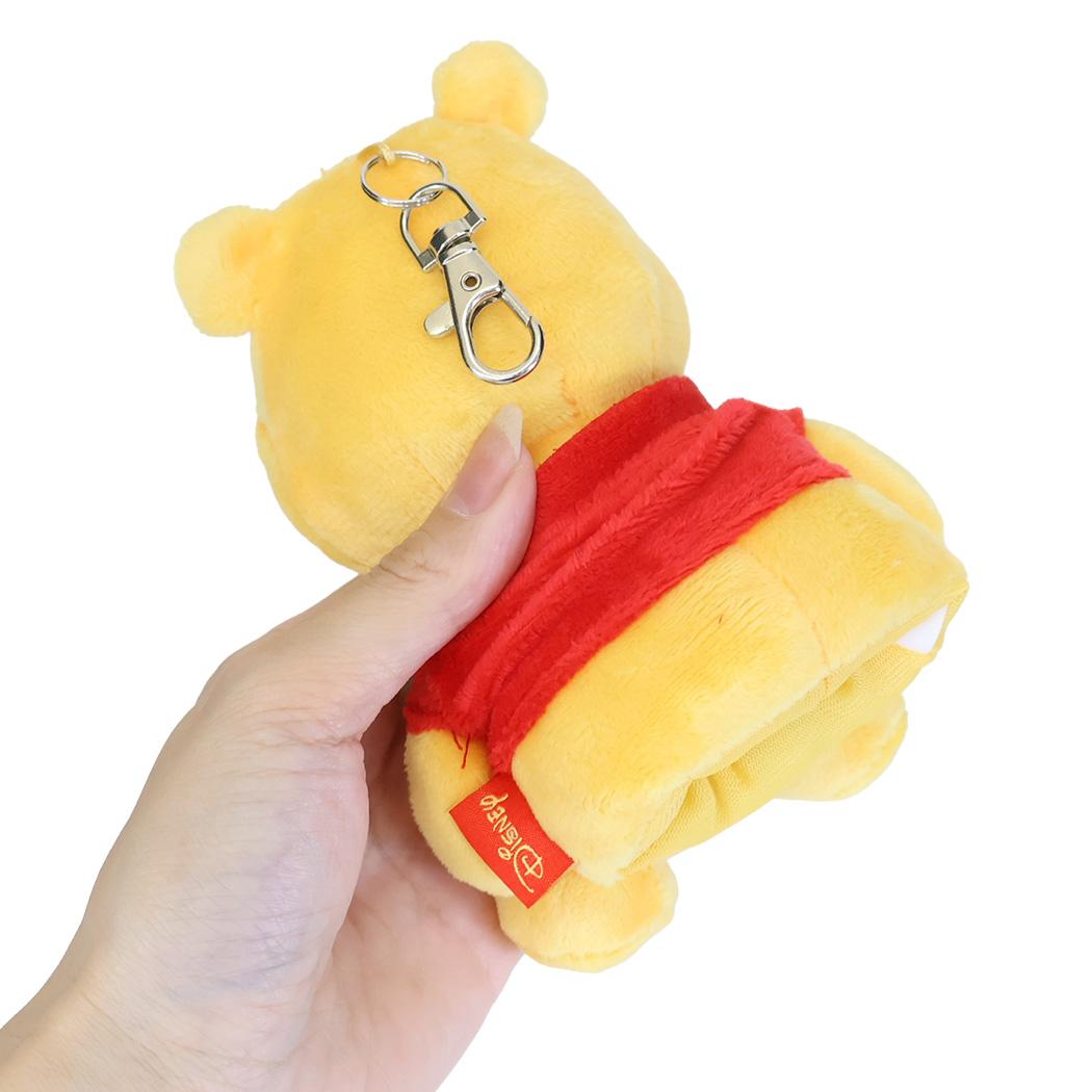 くまのプーさん リール式キーケース ぬいぐるみリールキーカバー ディズニー エスケイジャパン