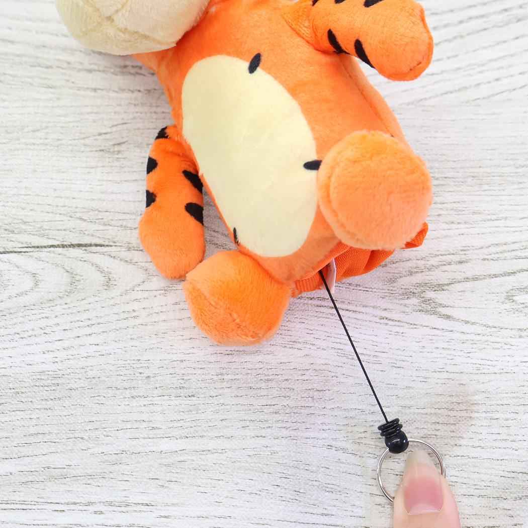 くまのプーさん リール式キーケース ぬいぐるみリールキーカバー ティガー ディズニー エスケイジャパン
