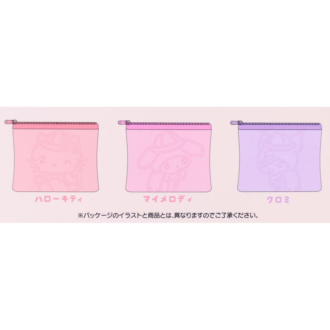 サンリオキャラクターズ ミニポーチ クリアポーチ ゆめいろランドセル ランダム販売 単品 Sanrio エスケイジャパン