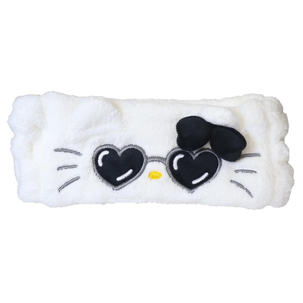 サンリオキャラクターズ へアアクセ ヘアバンド ハートサングラス ハローキティ BK Sanrio