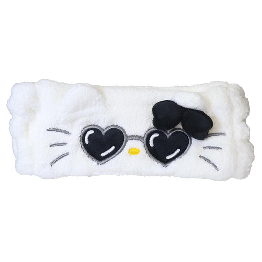 サンリオキャラクターズ へアアクセ ヘアバンド ハートサングラス ハローキティ BK Sanrio
