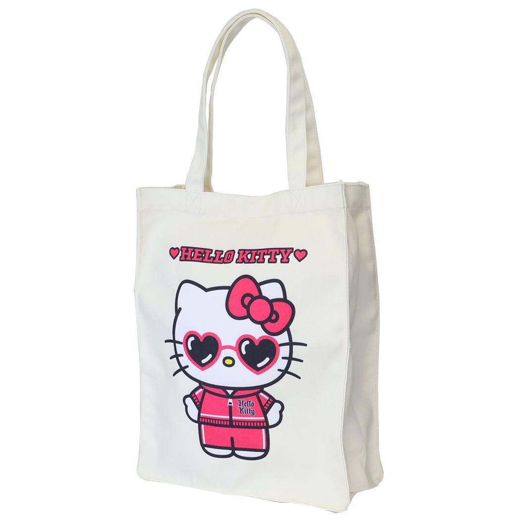 サンリオキャラクターズ 手提げかばん トートバッグ ハートサングラス ハローキティ PK Sanrio