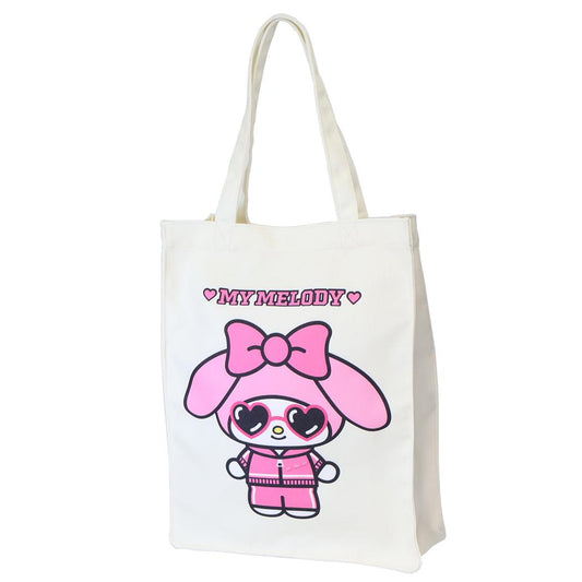 サンリオキャラクターズ 手提げかばん トートバッグ ハートサングラス マイメロディ Sanrio