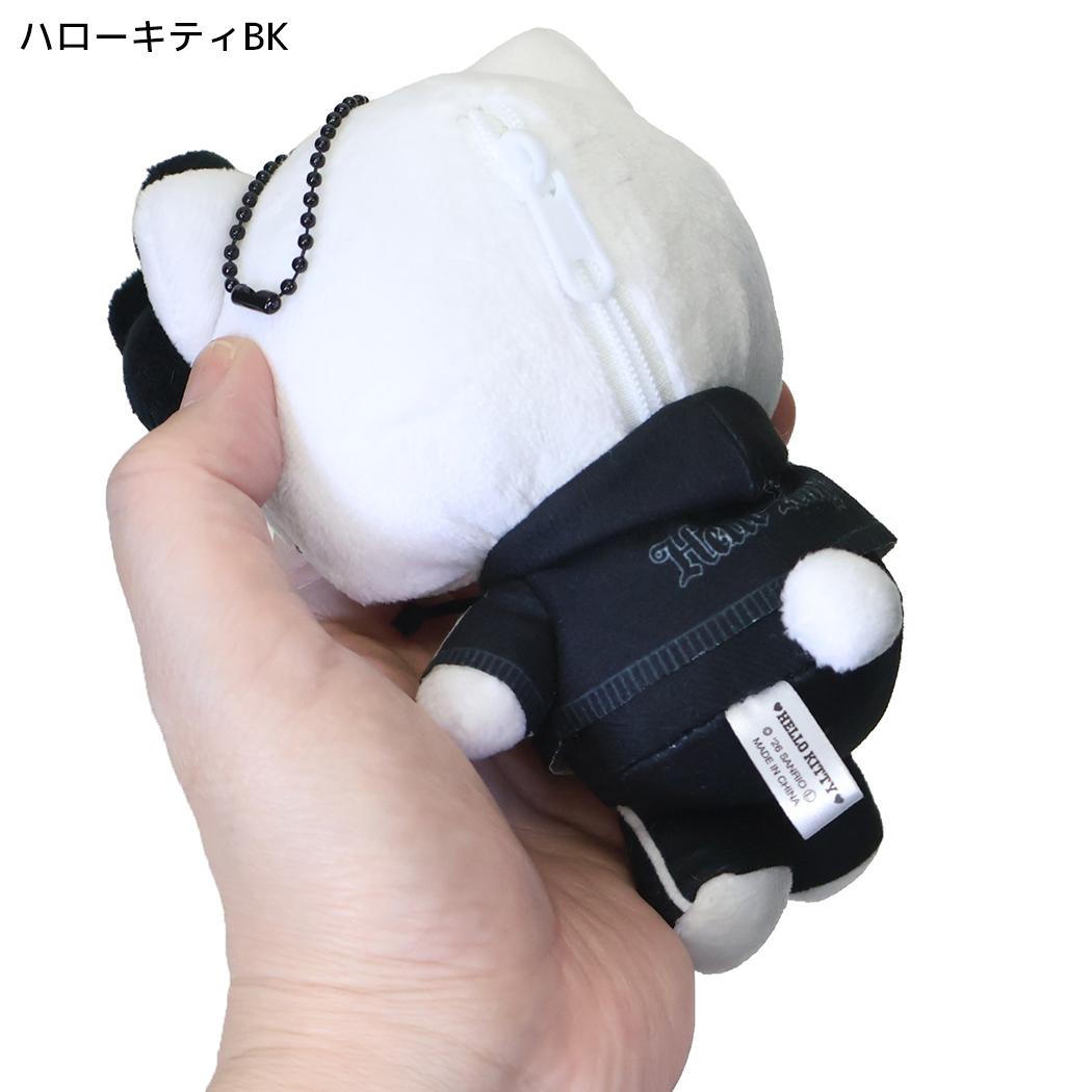 サンリオキャラクターズ キーホルダー マスコットポーチ ハートサングラス ハローキティ BK Sanrio