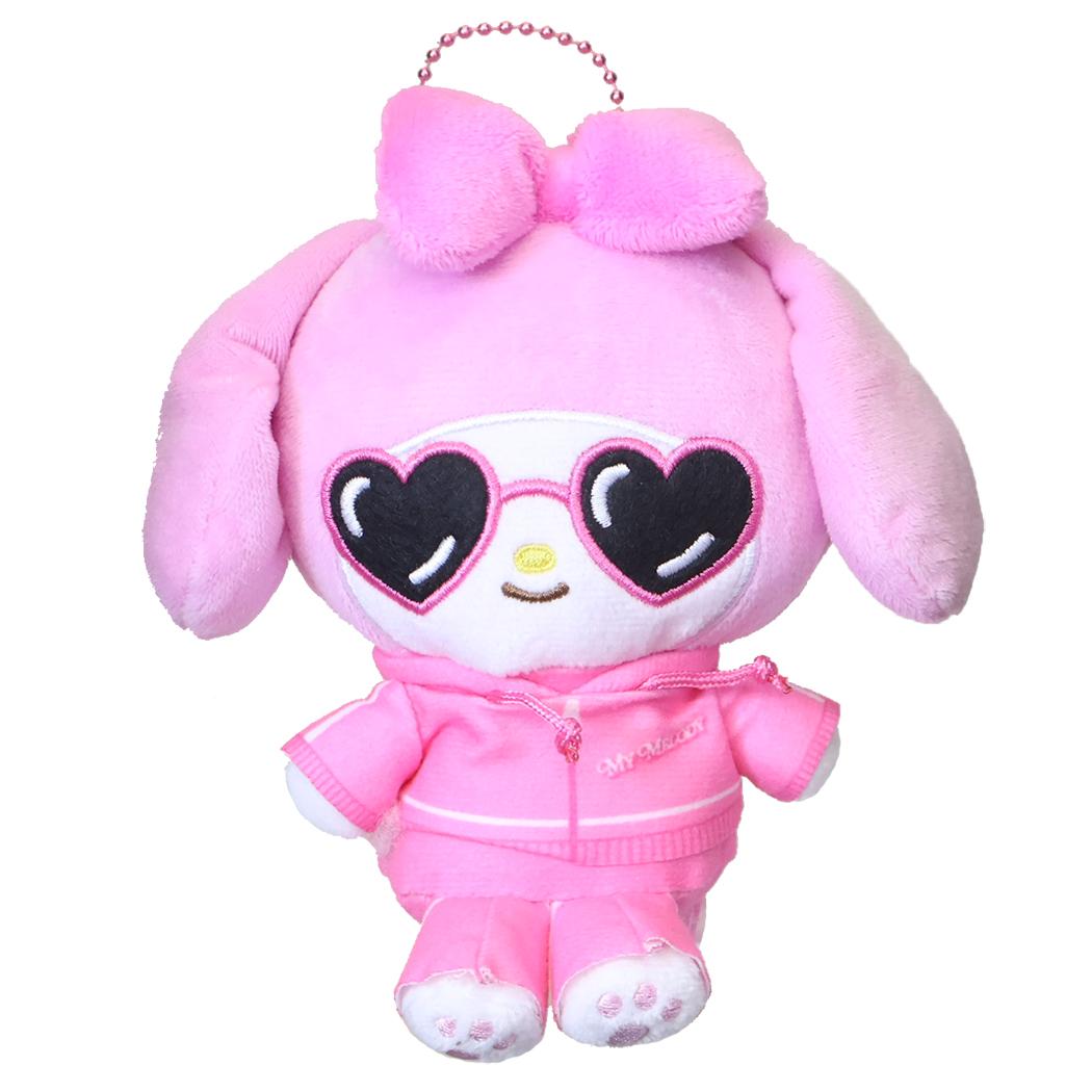 サンリオキャラクターズ キーホルダー マスコットポーチ ハートサングラス マイメロディ Sanrio