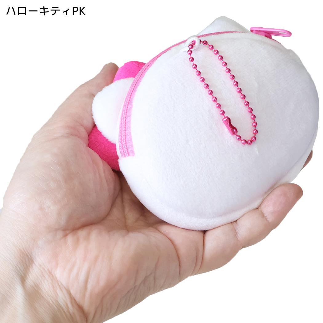 サンリオキャラクターズ キーホルダー ミニフェイスポーチ ハートサングラス ハローキティ PK Sanrio