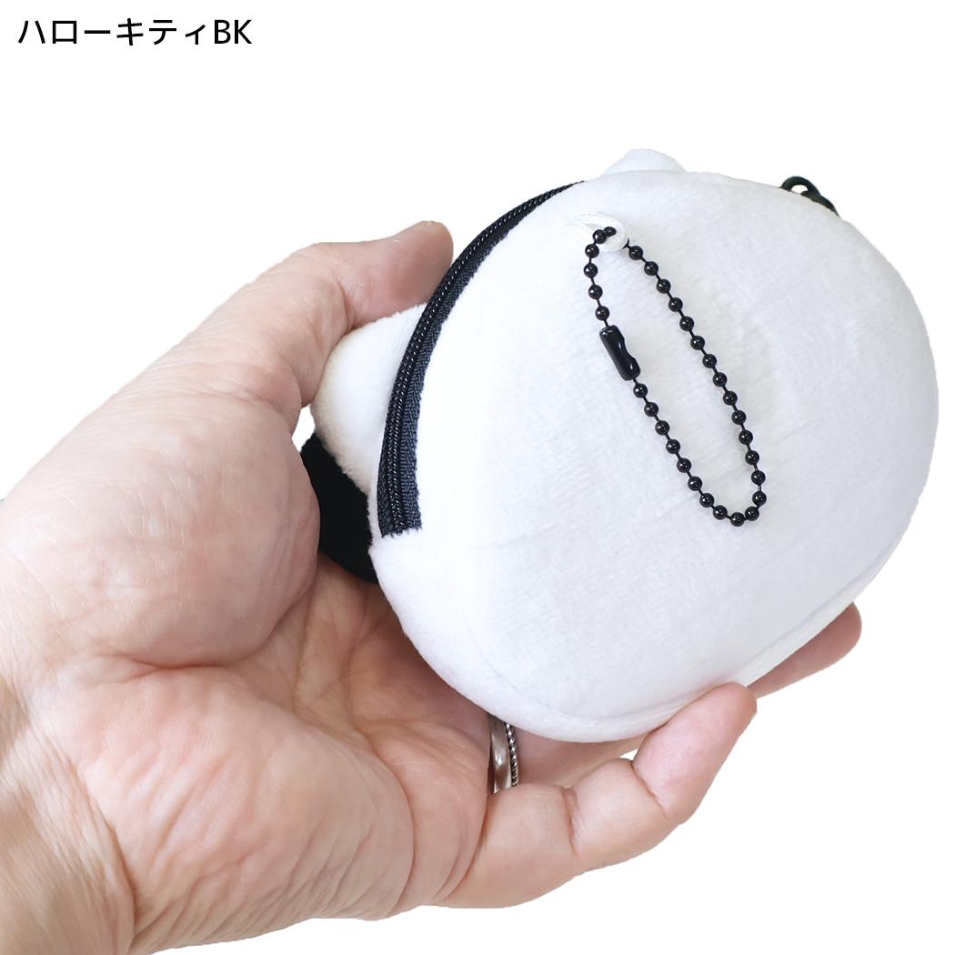 サンリオキャラクターズ キーホルダー ミニフェイスポーチ ハートサングラス ハローキティ BK Sanrio