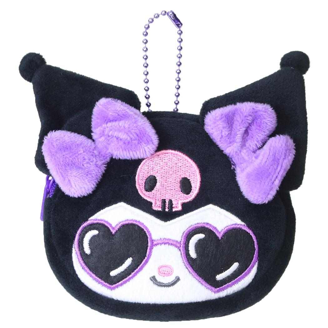 サンリオキャラクターズ キーホルダー ミニフェイスポーチ ハートサングラス クロミ Sanrio