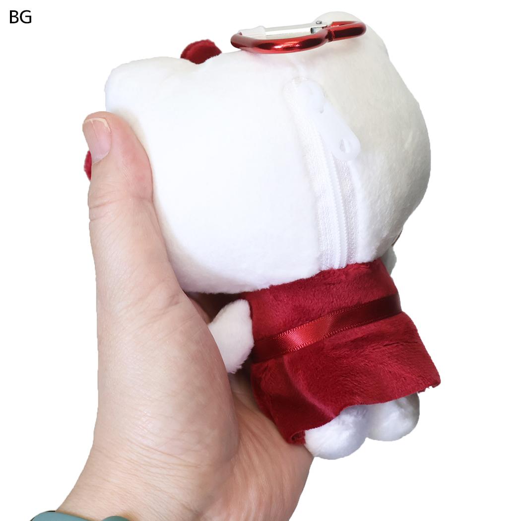ハローキティ キーホルダー ぬいぐるみマスコットポーチ BG サンリオ