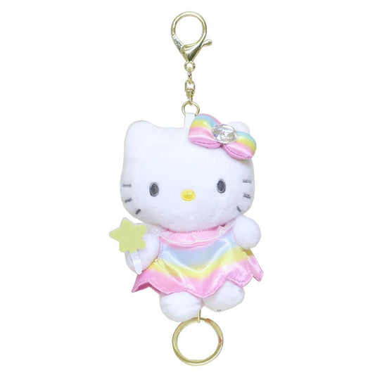 ハローキティ キーリング リール付きマスコット フェアリー サンリオ エスケイジャパン プレゼント キャラクター グッズ シネマコレクション