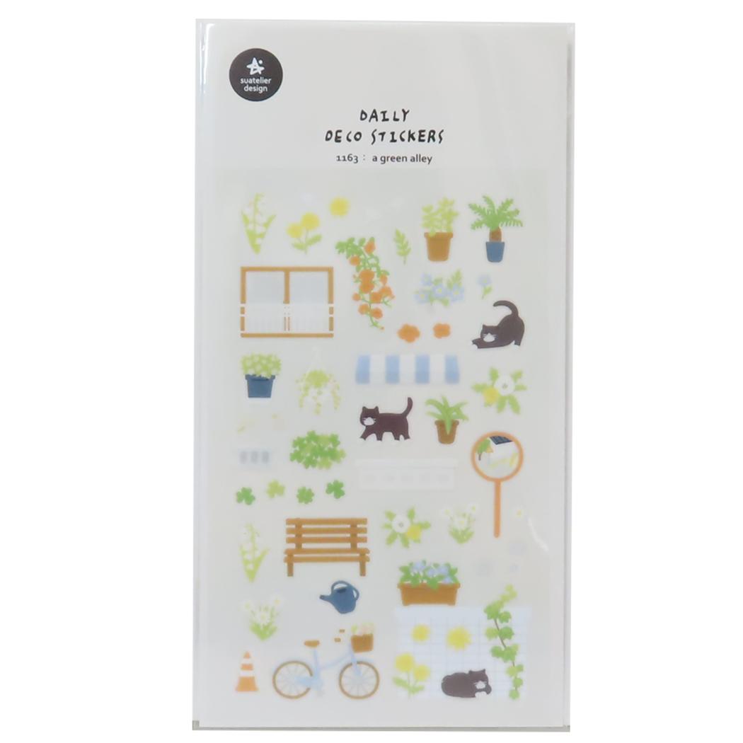 シールシート スワテリエステッカー a green alley S＆C デコレーション DECOシール かわいい グッズ メール便可 シネマコレクション