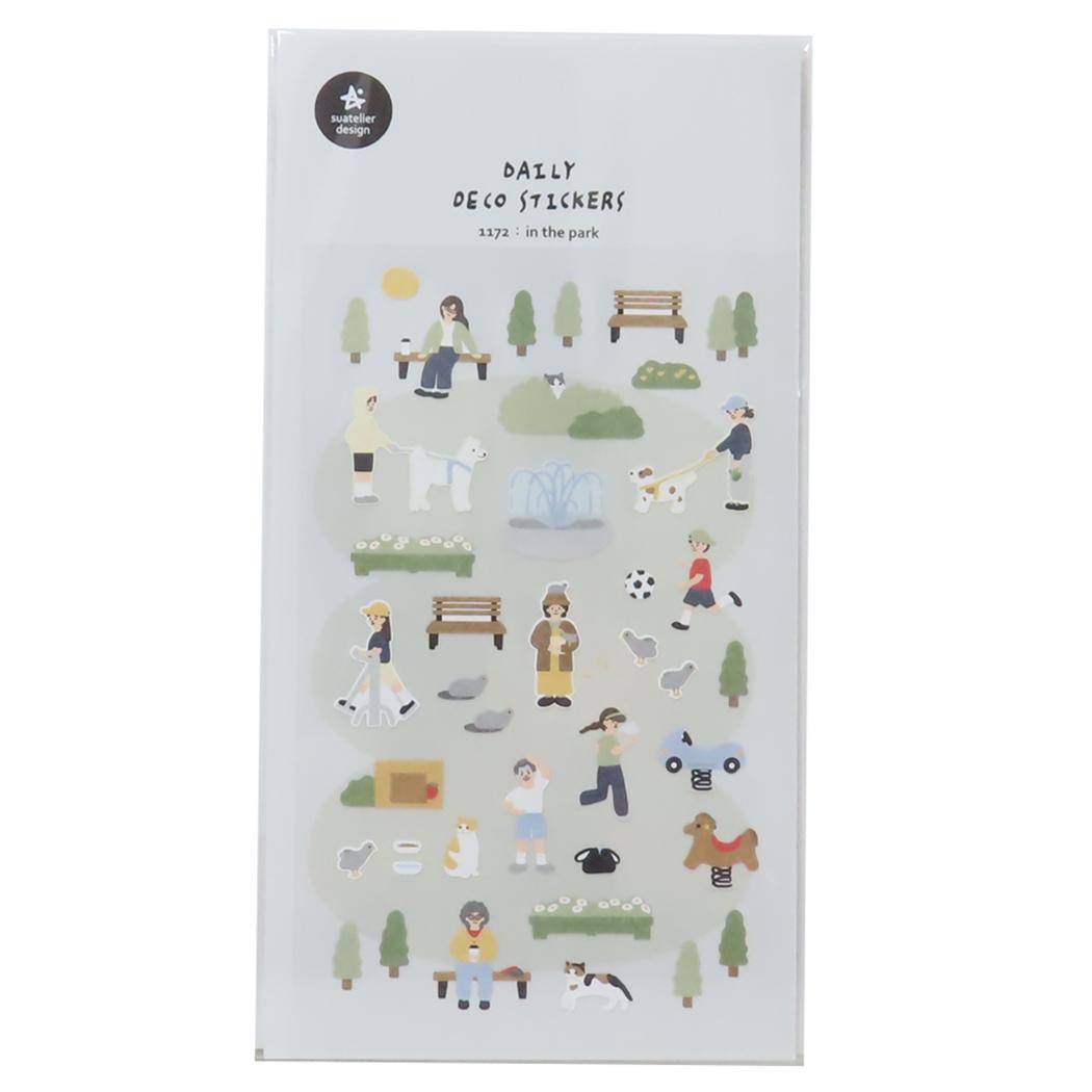 シールシート スワテリエステッカー in the park S＆C デコレーション DECOシール かわいい グッズ メール便可 シネマコレクション