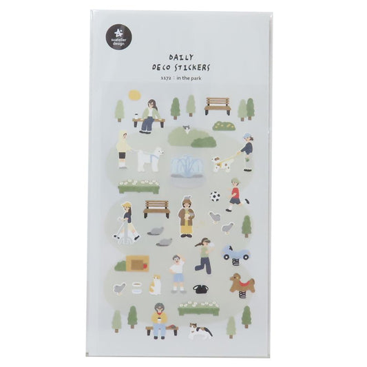 シールシート スワテリエステッカー in the park S＆C デコレーション DECOシール かわいい グッズ メール便可 シネマコレクション