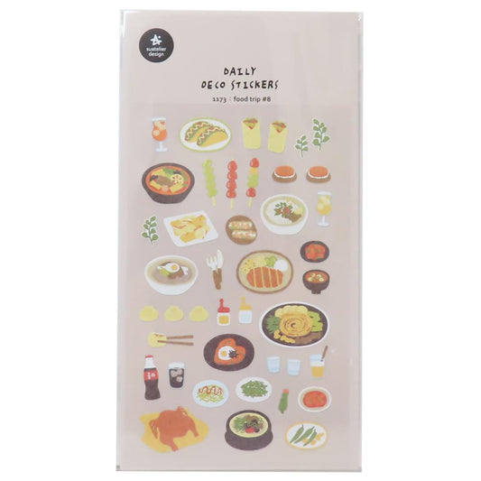 シールシート スワテリエステッカー food trip#8 S＆C デコレーション DECOシール かわいい グッズ メール便可 シネマコレクション