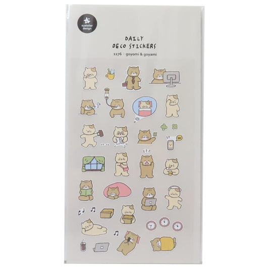 シールシート スワテリエステッカー goyomi＆goyami S＆C デコレーション DECOシール かわいい グッズ メール便可 シネマコレクション