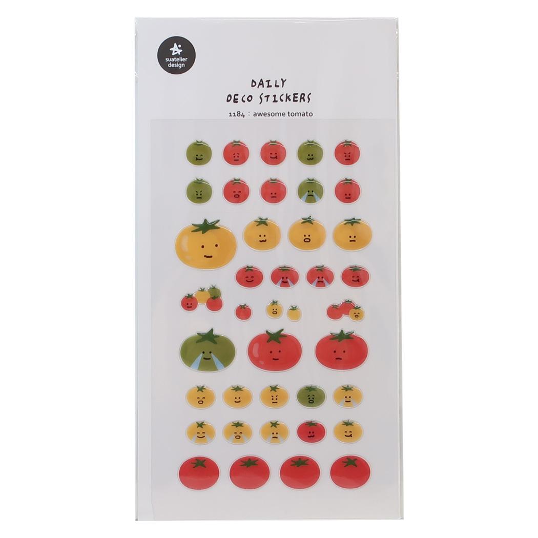 シールシート スワテリエステッカー awesome tomatoe S＆C デコレーション DECOシール かわいい グッズ メール便可 シネマコレクション