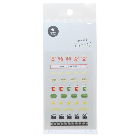 シールシート スワテリエミニステッカー deco．16 S＆C デコシール おしゃれ グッズ メール便可 シネマコレクション