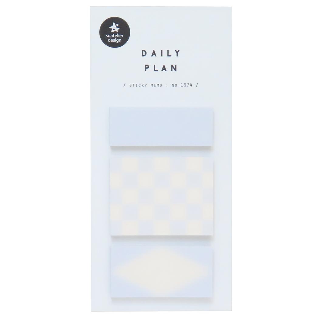 スワテリエ 付箋 ふせん daily plan 60 S＆C シンプル 文具 付せん かわいい グッズ メール便可 シネマコレクション